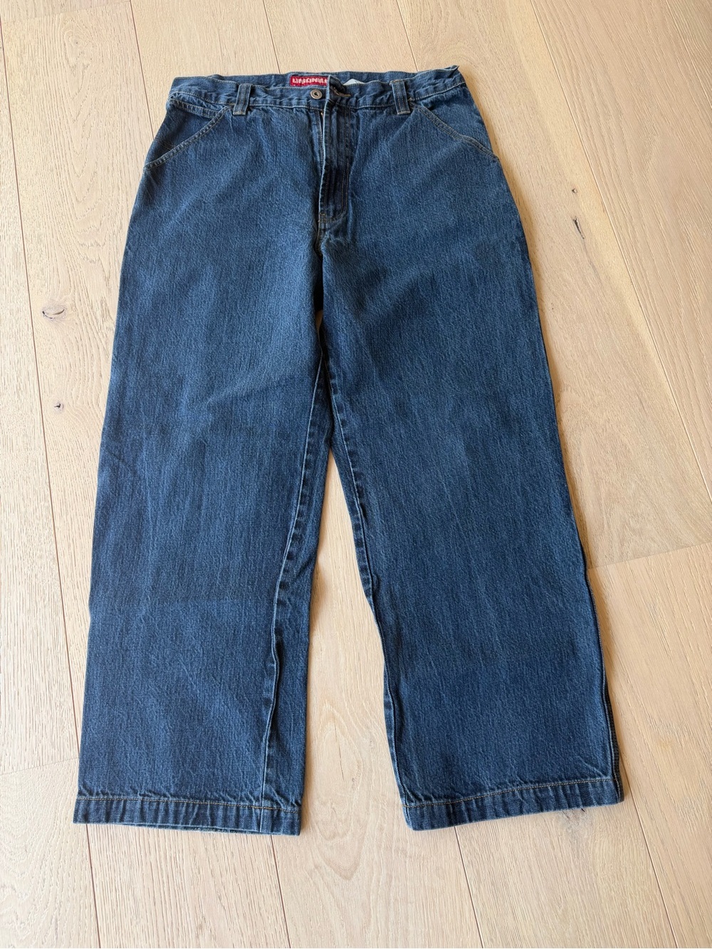UNIONBAY Vintage Men's Straight Leg Blue Jeans